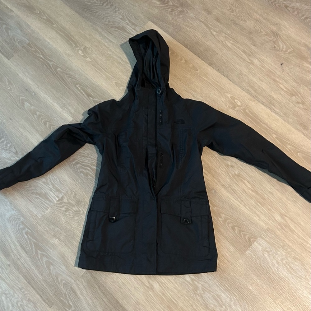 The North Face Black Women’s Hooded Carli Jacket, Size Extra Small